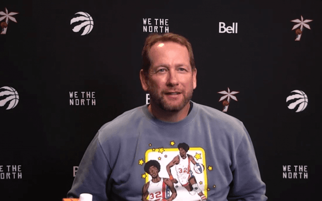 ニック・ナースHCの対ホークス戦渡邊雄太評 – 日本時間4月15日、トロント・ラプターズ対サンアントニオ・スパーズ戦試合前会見より