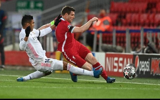 CL準々決勝敗退のリバプール、ミルナーは「僕たちは十分ではなかった」と悔やむ