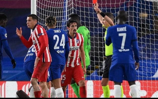 CLチェルシー戦で一発退場のサビッチに4試合の出場停止処分