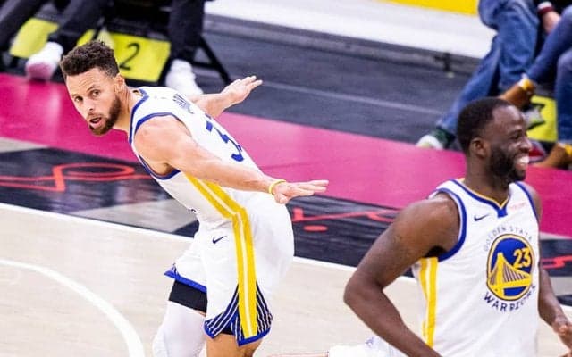 3P不調もカリーが9試合連続で30得点超え、ウォリアーズが敵地でキャブスに白星