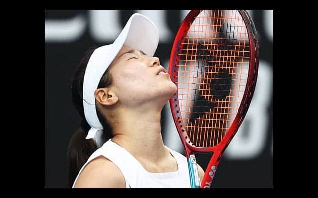 日比野菜緒は完敗 わずか48分