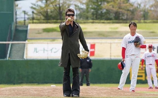 新庄剛志氏、現役断念に本音「独立Lも考えたけど…」　伝説の“本盗”の地で始球式