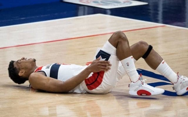 ウィザーズの八村塁が左ひざの負傷で20日のサンダー戦を欠場