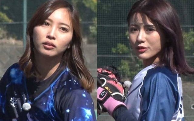 「美人バッテリー神すぎだろ」注目急上昇の元OL＆ギャル系野球女子が「反則だわ」