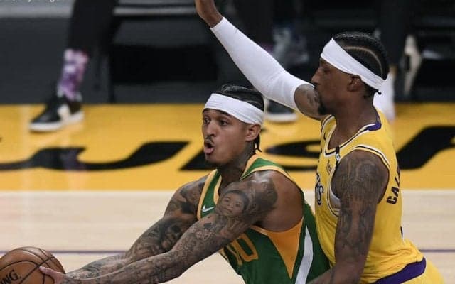 西地区1位ジャズがレイカーズに14点差快勝…レイカーズはレブロン、ADが欠場