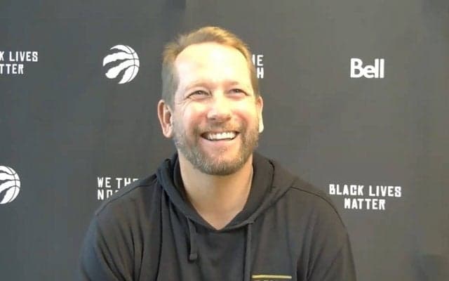 渡邊雄太&ニック・ナース、本契約の喜びを語る - 日本時間4月21日、トロント・ラプターズ練習後会見レポート