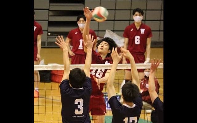 中大の強いサーブに苦戦するも勝利！連勝記録伸ばす