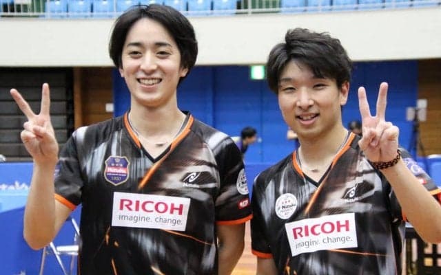 リコー・鹿屋良平/郡山北斗ペア、男子ダブルス初V＜卓球・ビッグトーナメント＞