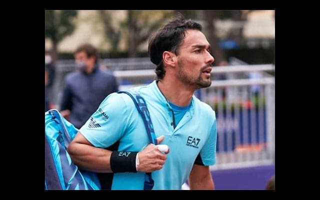  失格フォニーニはラケット破壊 