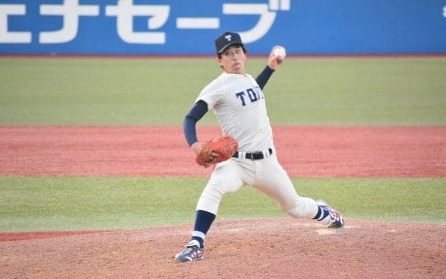 [硬式野球]細野14奪三振完封！149㌔に４度のけん制で圧倒　中大２回戦
