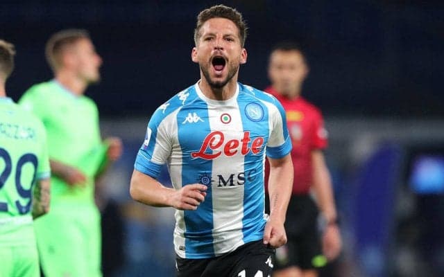 ベルギー代表FWメルテンスがナポリのセリエA最多得点記録に並ぶ