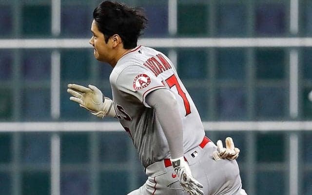 【MLB】「速すぎる！」「美しい」大谷翔平、わずか18秒の“全力疾走アーチ”に米絶賛