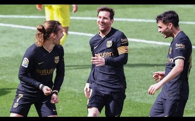 敵地でビジャレアル下したバルサ 2ゴール奪い『決定的』だったグリーズマンに最高評価『9』