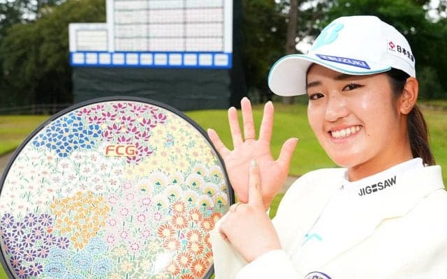 稲見萌寧、今年の勝率は驚異の5割　「常に賞金ランキングトップ5にいられるように」