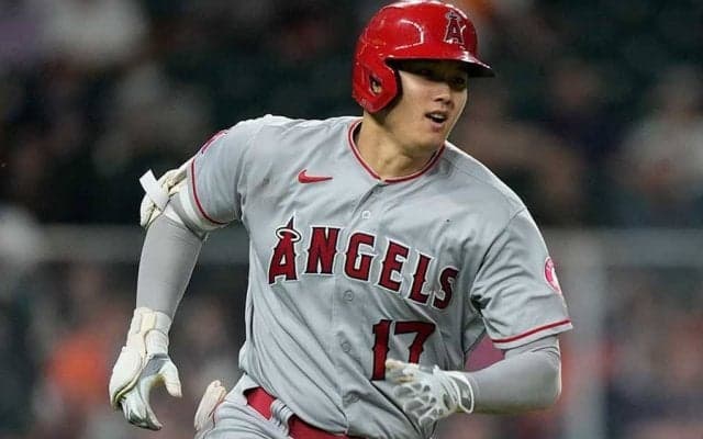 【MLB】大谷翔平、仰天のバント安打で7度目マルチ　5回まで9K4失点で勝利投手権利