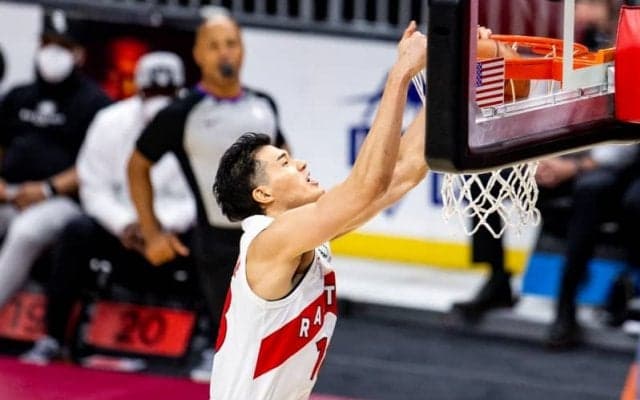 ラプターズがキャブスに快勝、渡邊はFG成功率100パーセントで9得点