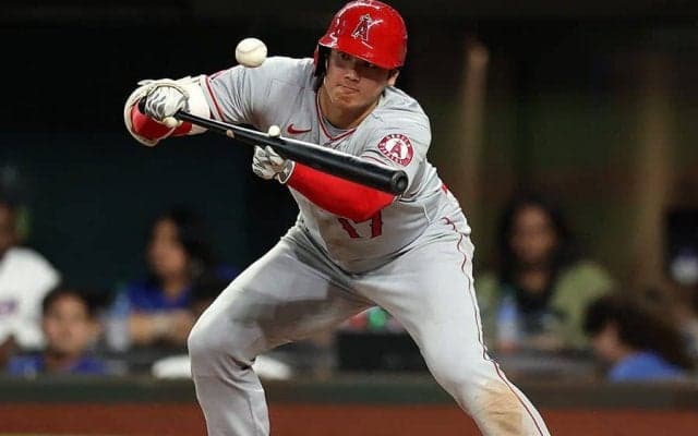 【MLB】「冗談ですよね？」　大谷翔平の“アイデア溢れる”バント安打にエ軍OBも呆然