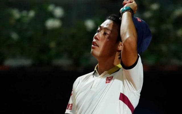 錦織 エストリル大会欠場。練習で右足を痛める