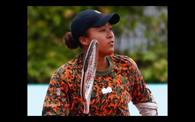 大坂 クレー初戦「楽しむ」