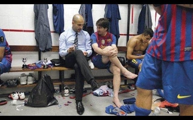 グアルディオラ「メッシがバルサでキャリアを終えられることを願っている」