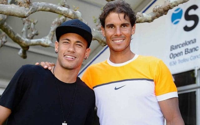 ネイマールの息子がナダルにメッセージをもらって大興奮