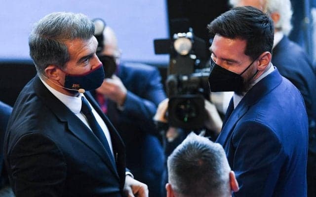 バルサ会長とメッシ父がランチ、契約満了前の最初の残留交渉