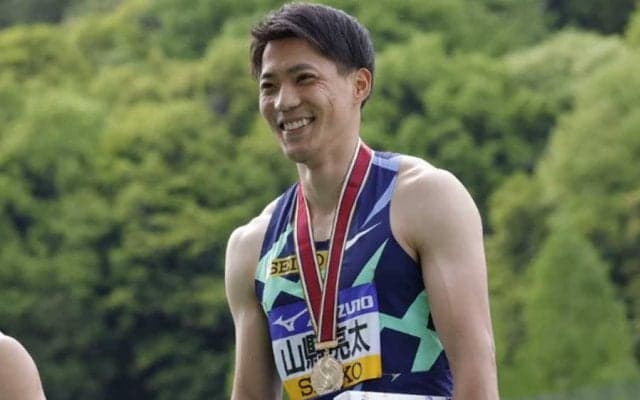 復活V山縣亮太「射程圏内に入っている」　2年間の不調打破、五輪参加標準10秒05に自信