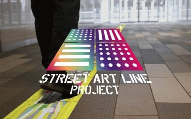 “#点字ブロックで道をつなごう” 　アートで視覚障碍者の新たな道をつくる「STREET ART LINE PROJECT」開始