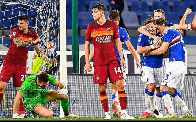 負傷者続出で疲労困憊のローマが吉田不出場のサンプドリアに完敗…泥沼の3連敗でELユナイテッド戦へ《セリエA》