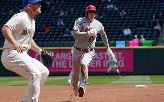 【MLB】大谷翔平、並じゃない“時速32km”快足で決めた二盗＆三盗に米記者称賛「非常に速い」