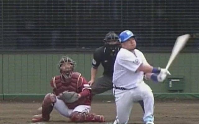 西武山川、2軍戦で復帰後初アーチ！　左翼へ特大2ランも“どすこい”はお預け