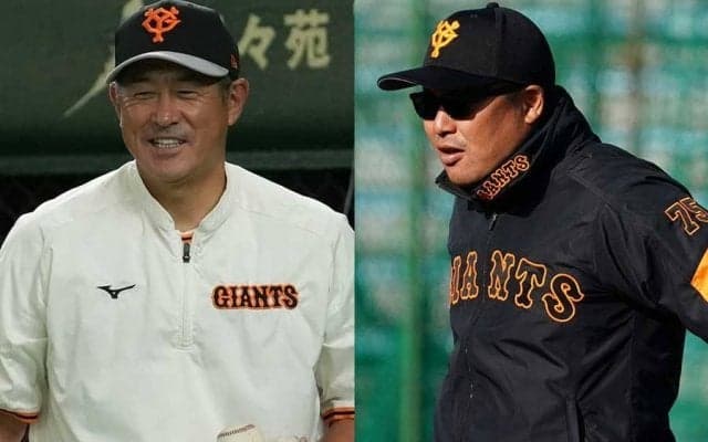 「豪華すぎ」「現役でいけそう」　巨人・村田＆石井コーチの“伝説の三遊間”復活
