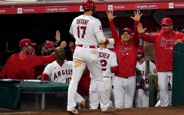 【MLB】大谷翔平、メジャートップタイ豪快9号2ラン　先発登板回避も8度目マルチ、エ軍惜敗