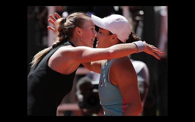  バーティ 熱戦制し4強入り 