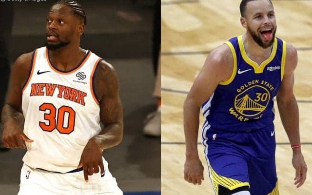 ジュリアス・ランドルとステフィン・カリーが4月の月間最優秀選手賞に選出