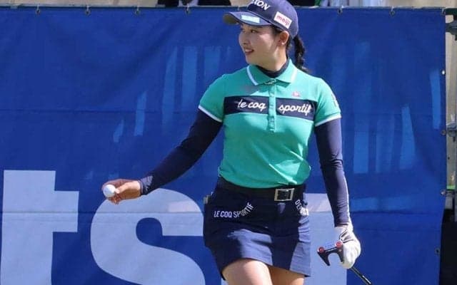 小祝さくらがまさかの5パット、直後にOB…悪夢で85位出遅れ「行ったり来たりして…」