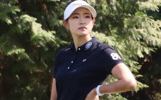 原英莉花、後半だけで「+5」　メジャー3連勝へ103位発進「乗らず、寄らず、入らず…」