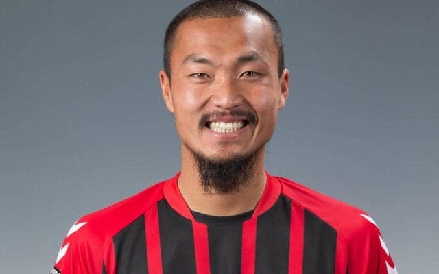 元福島DF阪田章裕がJFLの鈴鹿ポイントゲッターズに加入、背番号は“サンキュー”の「39」に