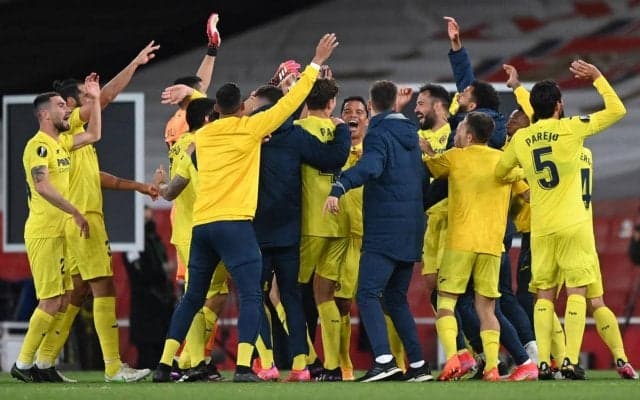 ビジャレアルの選手たちの歓喜爆発！ クラブ史上初の決勝進出で偉業達成