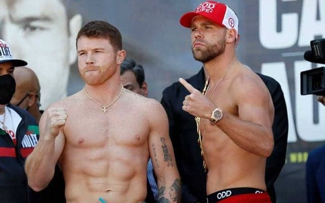 PFP最強カネロ、静止振り切る“21秒フェイスオフ”に米興奮「もうモードに入ってる」