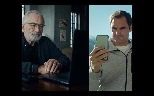  フェデラーと名優がコラボ 