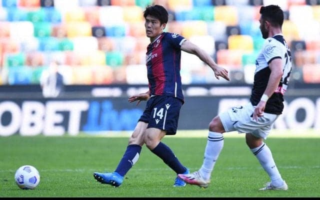 冨安フル出場のボローニャ、ウディネーゼに追いつきドロー《セリエA》