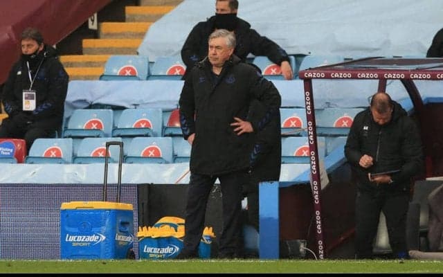 欧州カップ戦出場に黄信号…ビラとドローのエバートン指揮官アンチェロッティ「3連勝が必要」