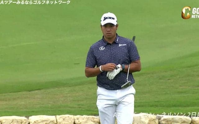 【動画】松山英樹、コントロール抜群のアプローチショット連発