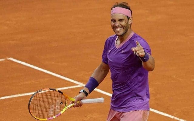 優勝ナダル、頂上決戦で炸裂“土まみれのウィナー”に海外反響「芸術」「ビーストだ」