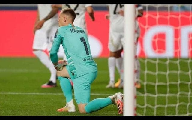 バルサでワーストを記録したシュテーゲンに更なる悲報...右膝手術でユーロ欠場へ
