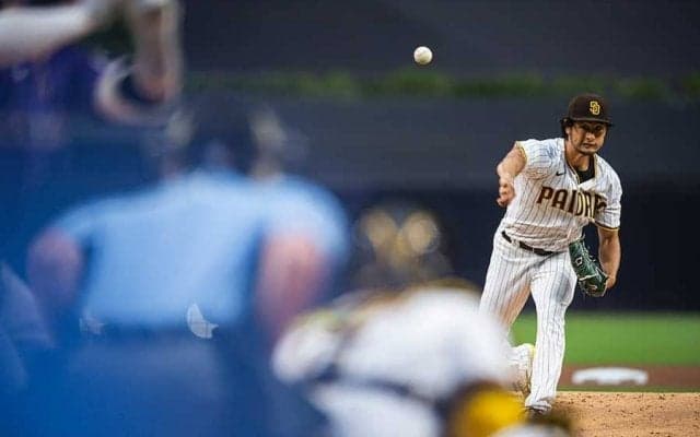 【MLB】ダルビッシュ、7回10K無失点で4勝目　今季初無四球で自身3連勝、バットでも二塁打