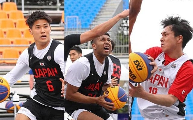 五輪3x3の会場で期待の横地聖真、土家大輝、津屋一球が感じたこと