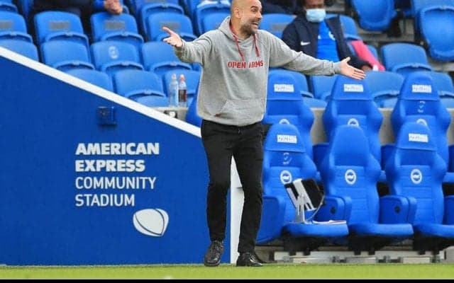 逆転負けも、チーム称賛のグアルディオラ「11対10のピッチで信じられないものを見た」