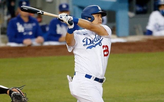 【MLB】筒香嘉智、「4番・左翼」で移籍後初安打　4回に左前適時打、ド軍は逆転勝ち